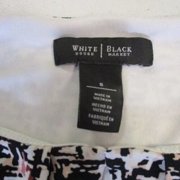 White House Black Market Printed Shell Top Small - Picture 7 of 7